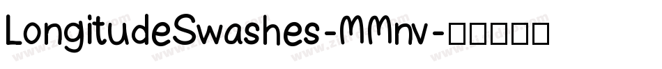 LongitudeSwashes-MMnv字体转换