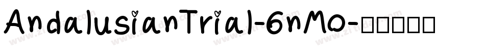 AndalusianTrial-6nMo字体转换