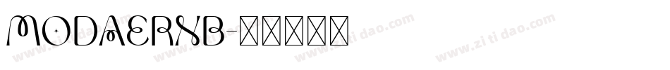 MODAERNB字体转换