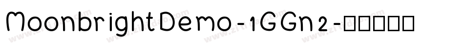 MoonbrightDemo-1GGn2字体转换