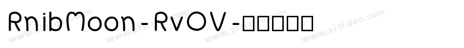 RnibMoon-RvOV字体转换