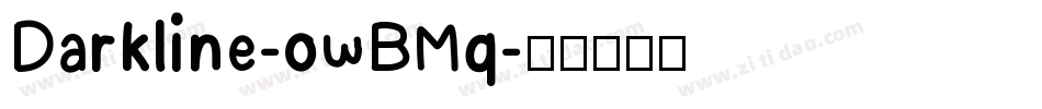 Darkline-owBMq字体转换