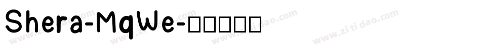 Shera-MqWe字体转换