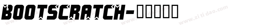 bootscratch字体转换