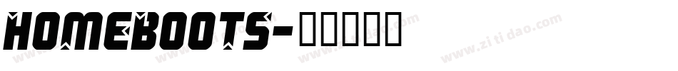homeboots字体转换