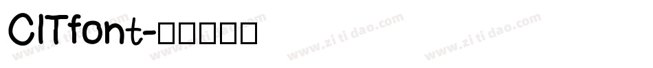 CITfont字体转换