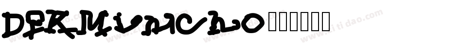 DFKMincho字体转换