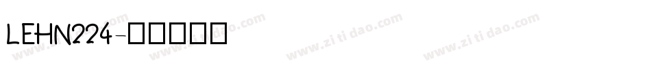 LEHN224字体转换