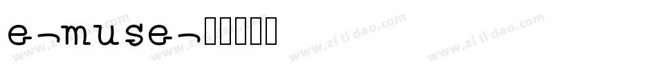 e-muse字体转换
