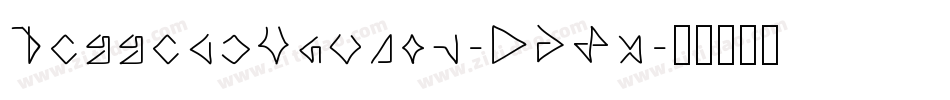 CorrodeItalic-BPMx字体转换