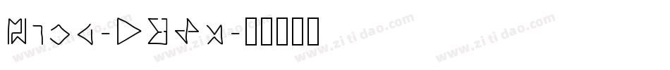 Zhed-BWMx字体转换