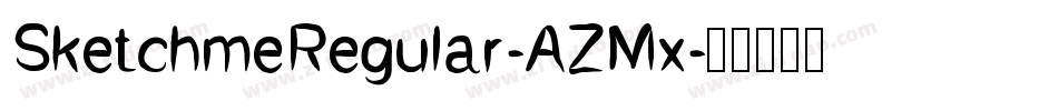 SketchmeRegular-AZMx字体转换