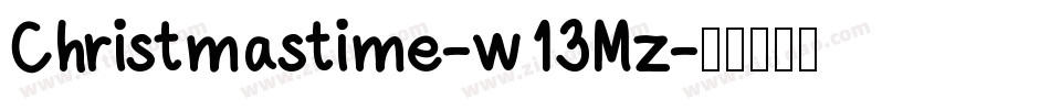 Christmastime-w13Mz字体转换
