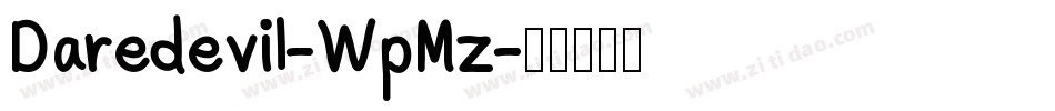 Daredevil-WpMz字体转换
