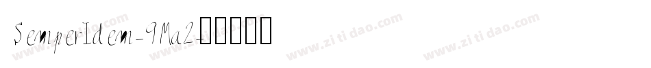 SemperIdem-9Ma2字体转换