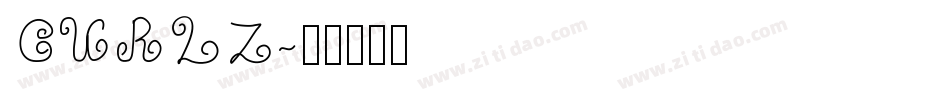 CURLZ字体转换