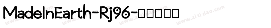 MadeInEarth-Rj96字体转换