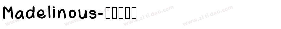 Madelinous字体转换