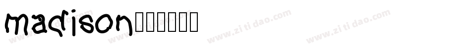 madison字体转换