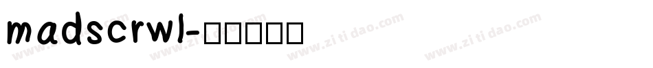 madscrwl字体转换