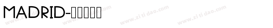 Madrid字体转换