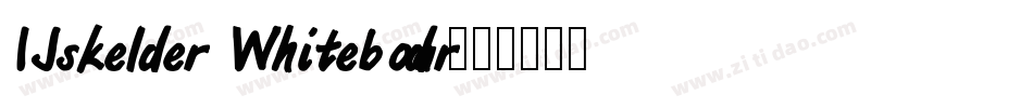 IJskelderWhiteboard字体转换