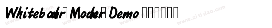 Whiteboard-Modern-Demo字体转换
