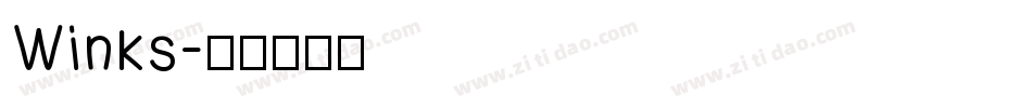 Winks字体转换