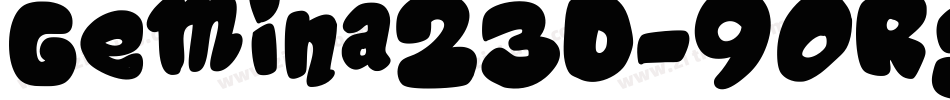 Gemina23D-9ORy字体转换