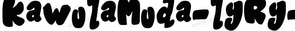 KawulaMuda-lyRy字体转换