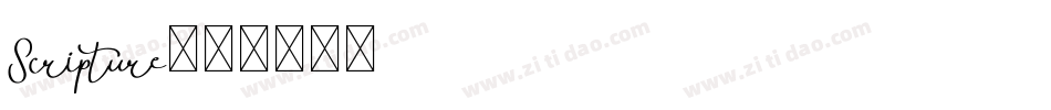 Scripture字体转换