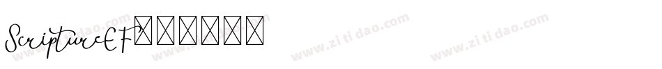 ScriptureEF字体转换