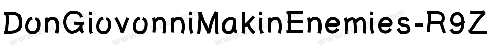 DonGiovonniMakinEnemies-R9Zl字体转换