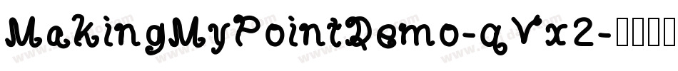 MakingMyPointDemo-qVx2字体转换