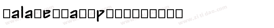Malatestan-pOzR字体转换