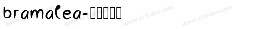 bramalea字体转换