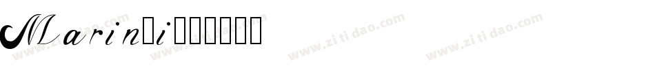 Marinui字体转换
