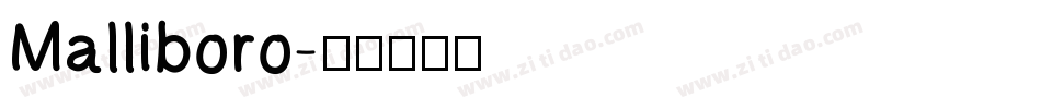 Malliboro字体转换