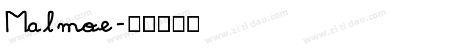 Malmoe字体转换