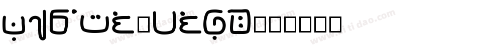 Mambo-Bold字体转换