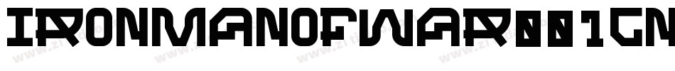IronManOfWar001CNcv-9W7K字体转换