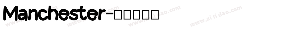 Manchester字体转换