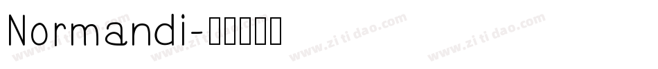 Normandi字体转换