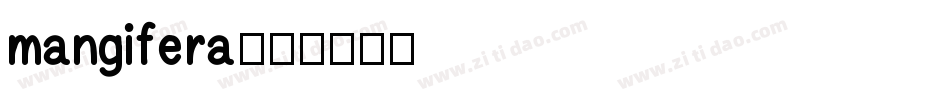 mangifera字体转换