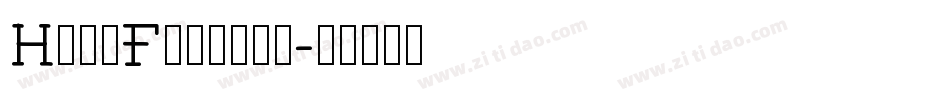 HansFraktur字体转换