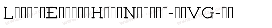 LovelyEunikeHansNormal-zyVG字体转换