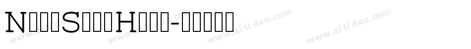 NoteSansHans字体转换