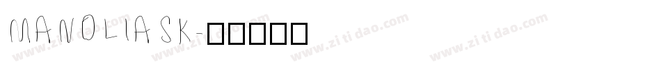 MANOLIASK字体转换