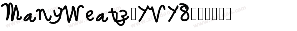 ManyWeatz-YVY8字体转换