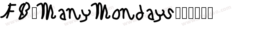 FB-ManyMondays字体转换